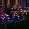 Upgraded 4th of July Decorations Solar Lights, 2 Packs 40LED Red White and Blue 4th of July Stake Lights, Outdoor Waterproof Memorial Day Decorations Patriotic Lights for Garden Yard Pathway Grave